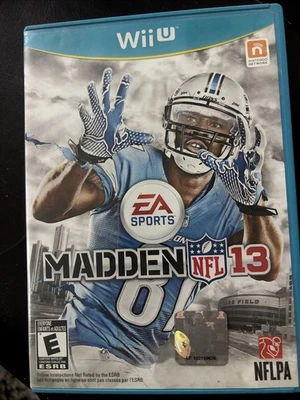 Madden NFL 13 Nintendo Wii U Complete With Manual Tested - Image 1 of 2