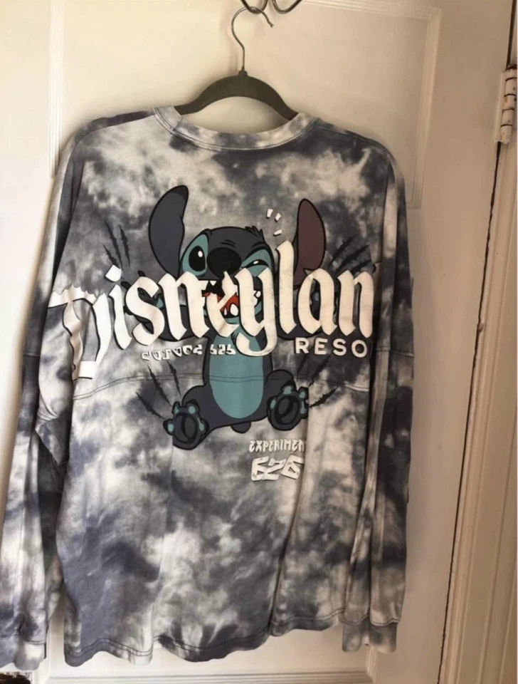 Camiseta Disney Spirit punto grande Disneyland Resort Tie Dye Experiment 626 azul Foto 1 de 3