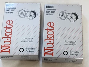 nukote br88 commodore 150P. 151P,152P EPC sealed package black/red nylon printer - Picture 1 of 6