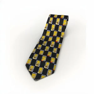 Die Simpsons Krawatte - Bart & Angry Homer 2001 Cartoon Neuheit Krawatte - Bild 1 von 7