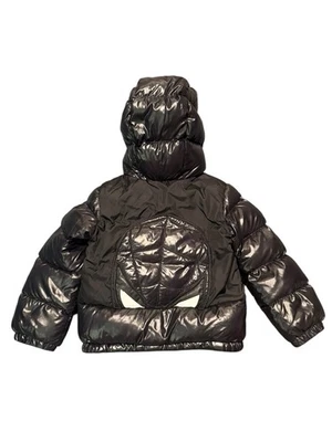 Auténtico Moncler X SpiderMan Niños Pequeños Negro Puffer Chaqueta Abrigo 2T Raro Difícil de Encontrar! Foto 1 de 4