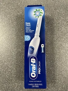 Oral-B PROClean Deep Clean Elektrische Zahnbürste mit X-förmigen Borsten NEU - Weiß - Bild 1 von 4