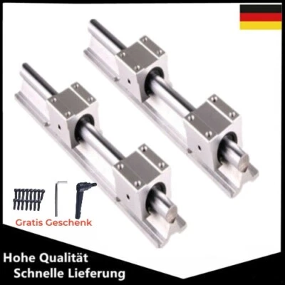 SBR16 L300 ~ 1500mm Linearschienen führungswelle Silde&SBR16UU Lagerblock Set - Bild 1 von 4