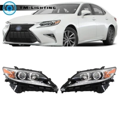 Conjunto de faros izquierda y derecha con LED DRL para Lexus ES350 ES300H 2016 2017 2018 Foto 1 de 4
