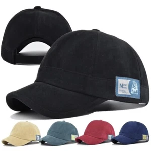 Solid Color Sun Visor Cap Adjustable Street Caps Versatile Trucker Cap  Unisex - Picture 1 of 17