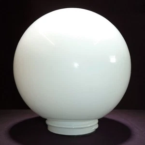 Gewindeglas Schraubglas Lampenglas Ø180mm / 98,5mm Opalglas weiß glänzend G1686 - Bild 1 von 4