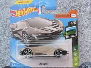 Hot Wheels 2019 #151/250 EXOTIQUE grey @G - Picture 1 of 2