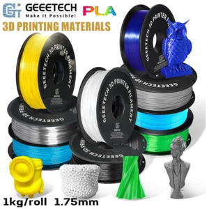 Geeetech PLA Filament 1Kg/Roll 1.75mm Silver White Luminous for 3D Printer - Picture 1 of 26