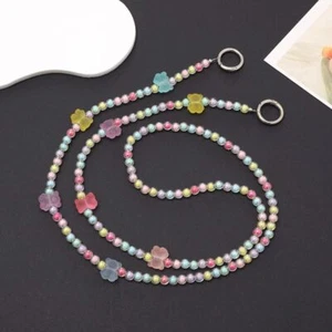 Beaded Pearl Strap Crossbody Chain DIY Bag Chain Bag Accessory - Photo 1 sur 10