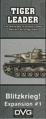 DVG Tiger Leader: Blitzkrieg! Expansion #1 Dan Verssen Games NISW Fast Ship - Image 1 of 2
