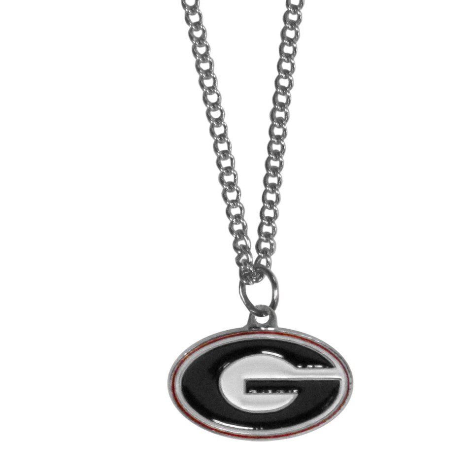 Collar de cadena Georgia Bulldogs 22" joyería con licencia NCAA PEQUEÑO Foto 1 de 3