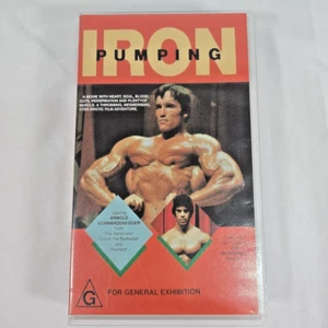 Pumping Iron VHS (1977) Arnold Schwarzenegger Lou Ferrigno Bodybuilding Classic - Picture 1 of 3