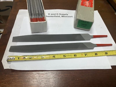 Lot of 2, Simonds 73501500, Knife Files, Bastard/Double Cut, 8", Natural - Image 1 of 4