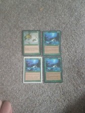 Hurricane x4 - Ice Age, portal, 5th. Magic the Gathering MTG real pics fast ship
