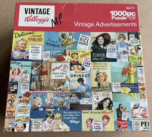 Karmin International Puzzle Vintage Advertisements Kellogg's 1000 Pcs Complete - Picture 1 of 13