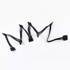 15 Pin 1 Male To 8 Female SATA Computer Hard Drive Splitter Adapter Power Cable - Picture 1 of 12
