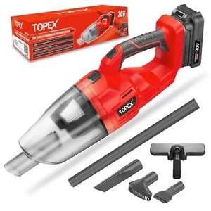 TOPEX 20V Car Vacuum Cleaner Cordless Handheld Vacuum Cleaner Battery Incl. - Picture 1 of 12