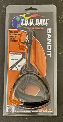 T.R.U. Ball Archery Release Bandit Black Large Buckle New - Image 1 of 2