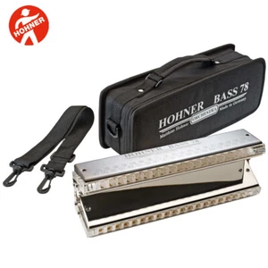 Hohner Orchestra Series BASS 78 "The Big Bass" Chromatic Harmonica with Case - Bild 1 von 3