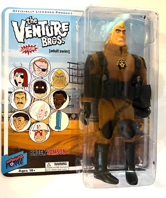 Bif Bang Pow The Venture Bros. 8" inch Brock Samson Figure New/Sealed.  READ DES - Image 1 of 4