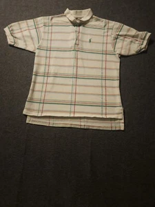 Vintage Polo By Ralph Lauren Polo Shirt Youth Boy Medium USA Cotton 80's Retro - Picture 1 of 6