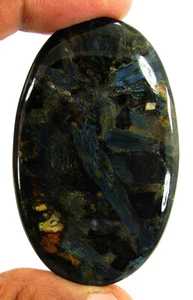 104.15 Ct Natural Pietersite Loose Gemstone Cabochon Wire Wrapping Stone - 62209 - Bild 1 von 5