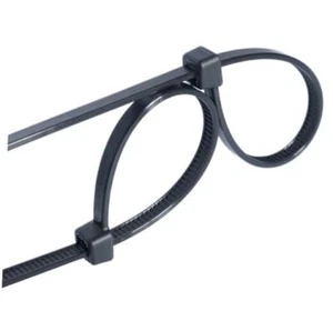 Zip Binder 12 Zoll schwarz (100er Pack), PA66 UV beständig lange Kabelbinder für - Bild 1 von 7