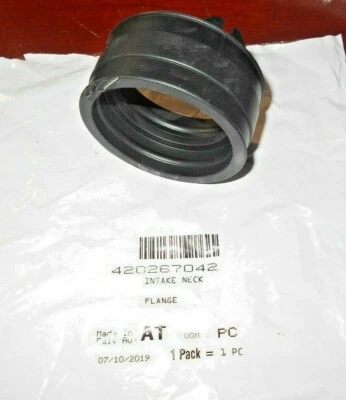 CAN-AM UTV THROTTLE BODY NTAKE BOOT FLANGE, MAVERICK, COMMANDER 420267042 - Image 1 of 2