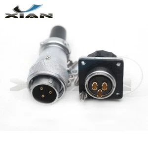 WEIPU WS20 25A 3Pin Panel Mount Waterproof Plug Socket,Industrial Wire Connector - Picture 1 of 8