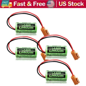 4X CR17335SE-R 3V PLC Battery For Fanuc A98L-0031-0006 A02B-0177-K106 Battery US - Picture 1 of 7