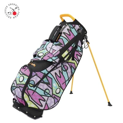 Loudmouth Golf Carry Stand Bag 8.5 x 47" Lightweight 5-way 2025 Golf Trip Purple - Image 1 of 4