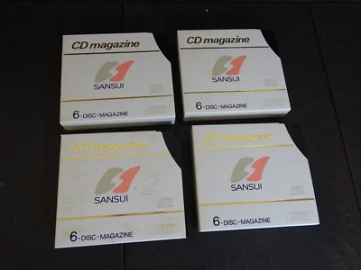 SANSUI 6 DISC MAGAZINE 4X 4 PIECES - Image 1 of 4