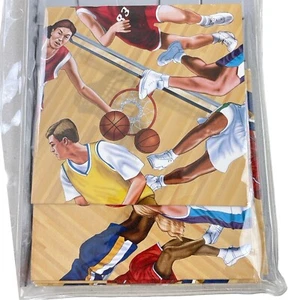 Vintage Basketball Puzzle Scramble Squares New in Bag 9 Piece Challenging Hoops - Picture 1 of 3