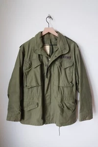 VINTAGE 1973 VIET NAM M65 US Army Cold Weather Field Jacket Coat Green Small S - Picture 1 of 3