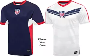 Camiseta deportiva USMNT USWNT Icon Sports de la Federación de Fútbol de EE. UU. día de juego para adultos - Imagen 1 de 10