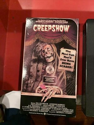 CREEPSHOW (1982) VHS TAPE WARNER STEPHEN KING GEORGE A. ROMERO. - Image 1 of 4