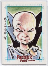 Rittenhouse 2008 Fantastic Four Archives Watcher Sketch Card by Al Bigley RARE
