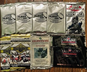 Old Shop Liquidation! NEW NFL Football LOT! 200 Ovation, 2004 Topps Chrome, 2001 - Picture 1 of 3