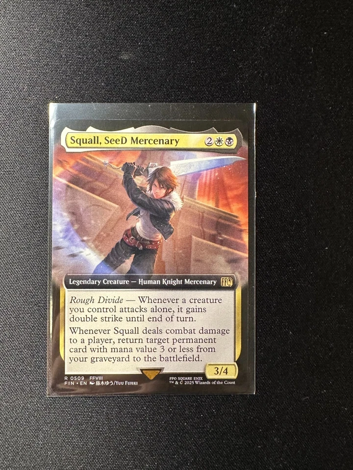 Squall, SeeD Mercenary (Extended Art) - 0509 Final Fantasy Collector Booster NM - Image 1 of 1