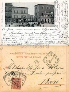 ANDRIA CITTA'-PIAZZA VITTORIO EMANUELE-C94-37 - Picture 1 of 1