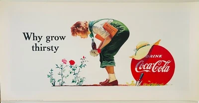COCA COLA , SUNDBLOM, 1945 ,VINTAGE AD, OFFICIAL, LICENSED 1996 ART PRINT - Image 1 of 4