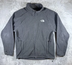 The North Face Jacke Herren Large grau Full Zip Fleece Taschen Logo bestickt - Bild 1 von 10