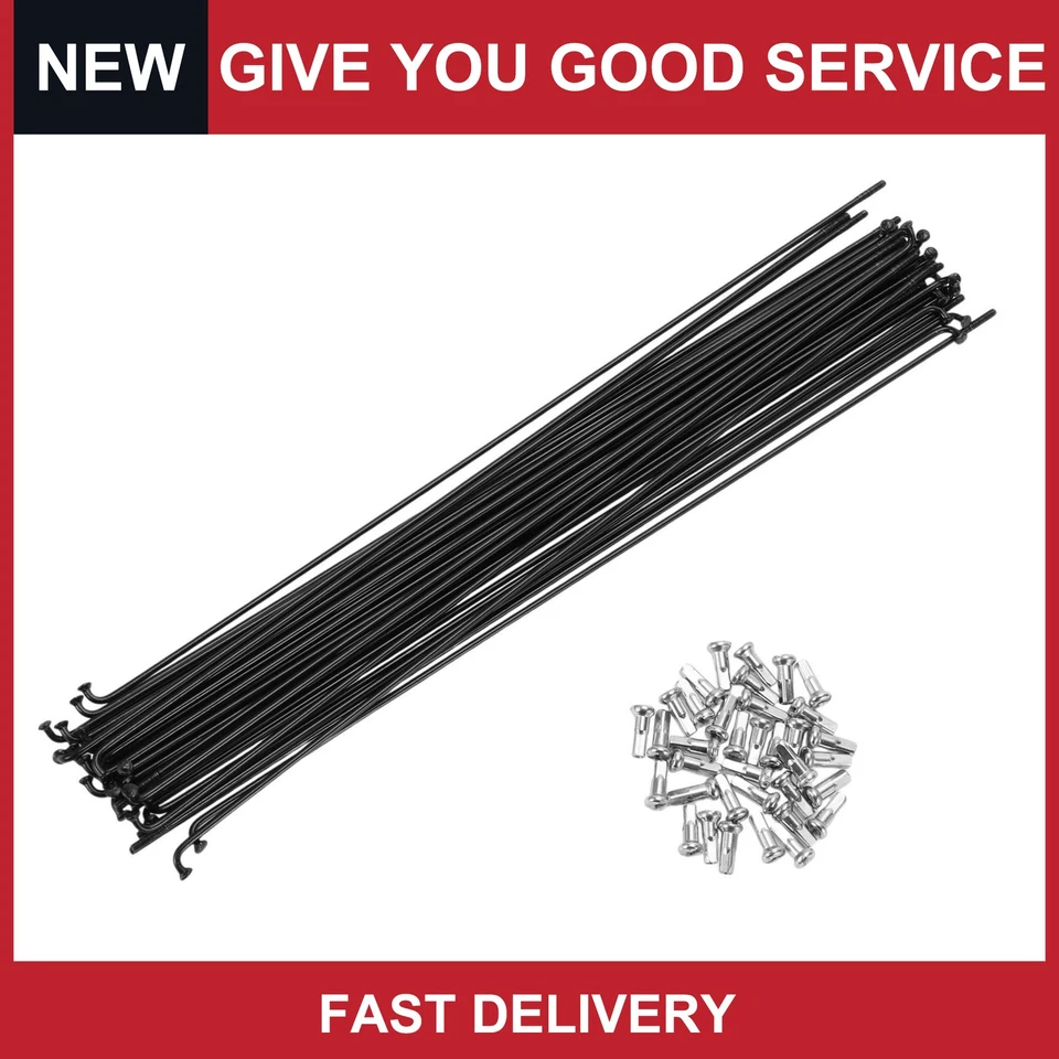 Radios Bicicleta Bicicleta 14G 265MM Bicicleta Montaña Radios Acero Negro 36 Piezas Foto 1 de 4