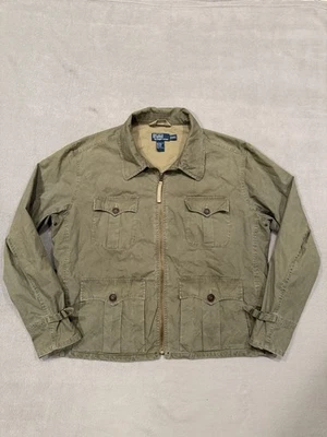 VTG Polo Ralph Lauren Chore Utility Jacket Military Field Full Zip Mens Size XXL - Image 1 of 4