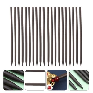 20PCS Simple Chic No Hole Log Hairpin Handmade DIY Wooden Hairpin Accessories - Picture 1 of 12