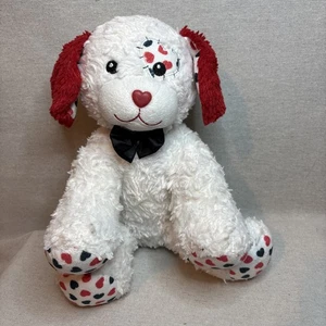 RARO DIFÍCIL DE ENCONTRAR CACHORRO PATCHWORK BLANCO CONSTRUIR UN OSO 2011 RETIRADO - Imagen 1 de 10