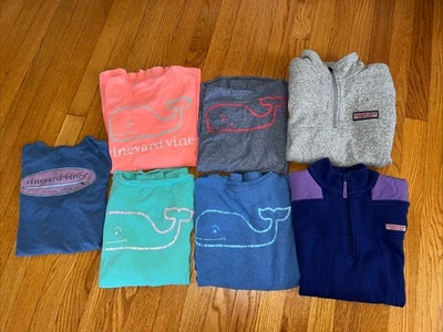 Lote 7 Camisas Vineyard Vines Mujer’s XXS-XS y Niñas 12-14, Lote Mixto Foto 1 de 4