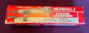 Realistic Highball 2 Dynamic Microphone 33-985D New Old Stock - Picture 1 of 5