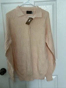 Oakton Limited Men's Sweater Medium - Made in USA 100% Cotton NWT - Picture 1 of 3
