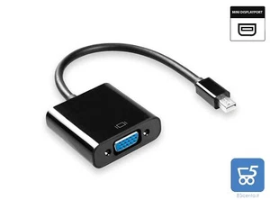 Adattatore Video da uscita Mini DisplayPort a ingresso VGA MDP Pc Proiettore Led - Foto 1 di 3